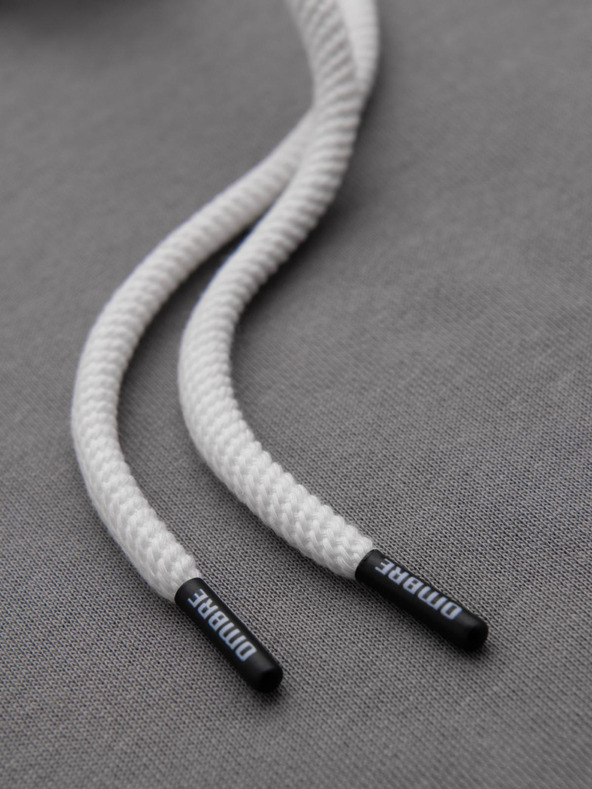 Ombre Clothing Szürke férfi kapucnis pulóver kenguruval és kapucnival Ombre Ruházat Ombre Clothing