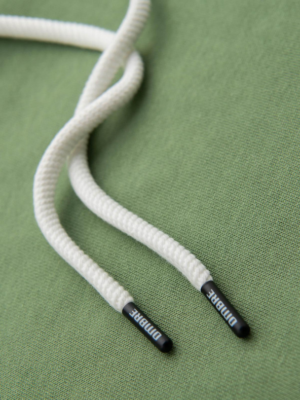 Ombre Clothing Zöld férfi kapucnis pulóver Ombre Clothing Ombre Clothing