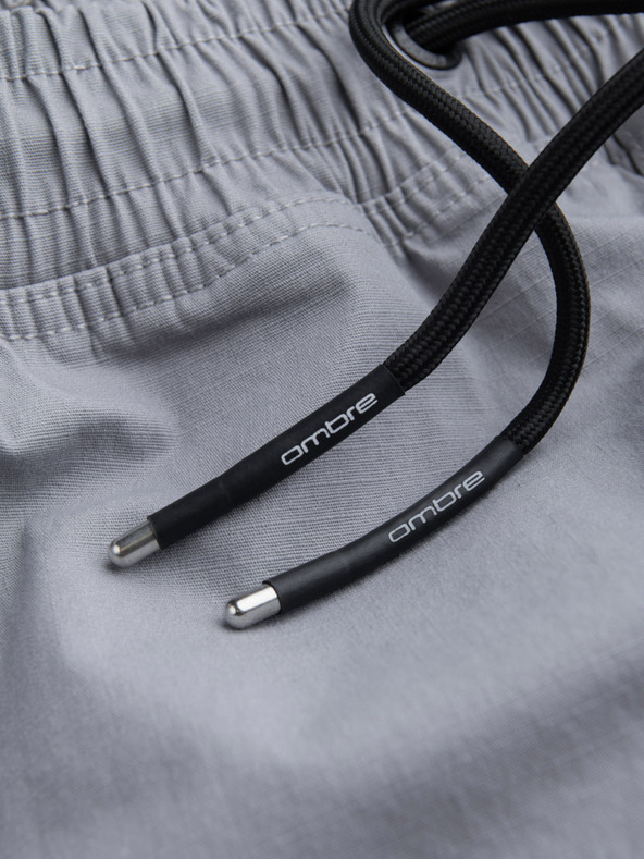 Ombre Clothing Világosszürke férfi cargo jogger nadrág Ombre Ruházat