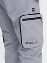 Ombre Clothing Világosszürke férfi cargo jogger nadrág Ombre Ruházat