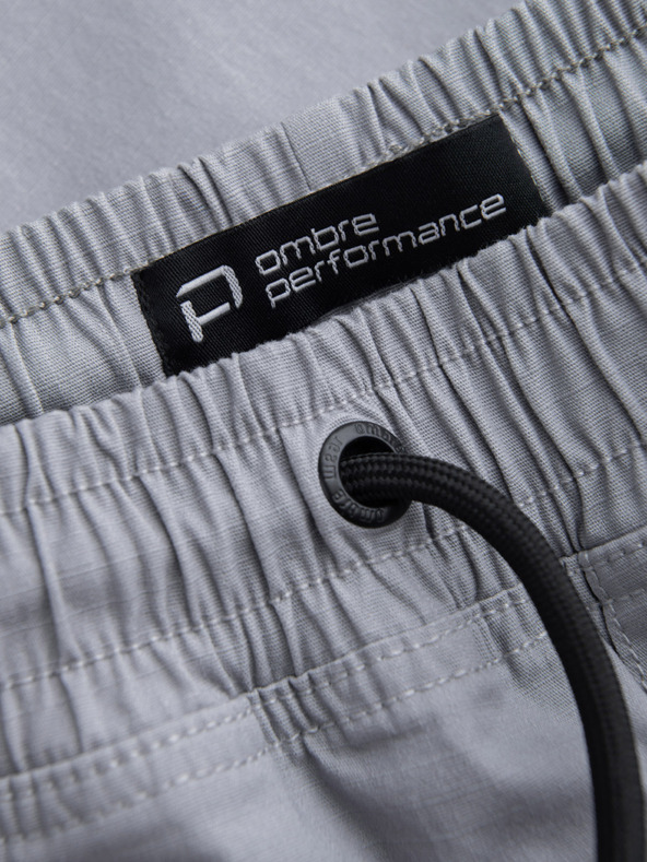 Ombre Clothing Világosszürke férfi cargo jogger nadrág Ombre Ruházat