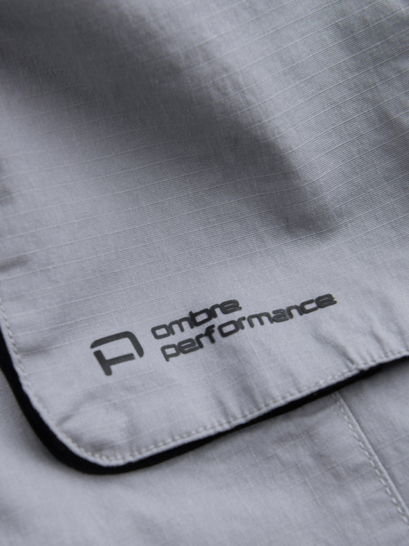 Ombre Clothing Világosszürke férfi cargo jogger nadrág Ombre Ruházat