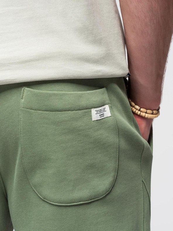 Ombre Clothing Zöld férfi jogger melegítőnadrág Ombre Ruházat