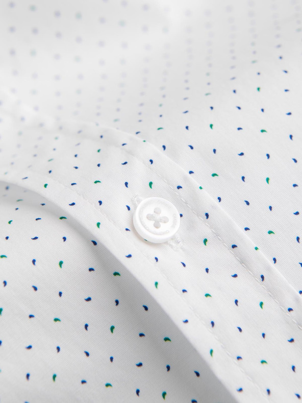 Ombre Clothing Fehér férfi pamut ing Ombre Ruházat