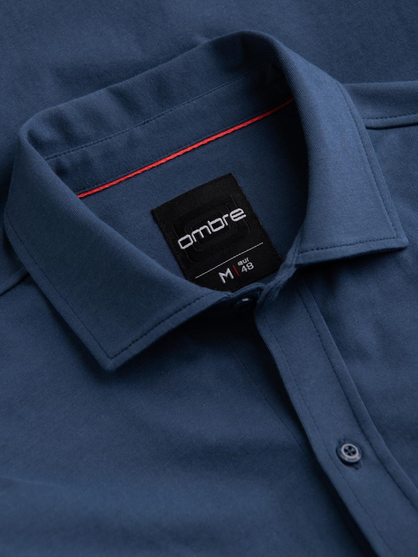 Ombre Clothing Kék férfi trikó ing Ombre Clothing Ombre Clothing