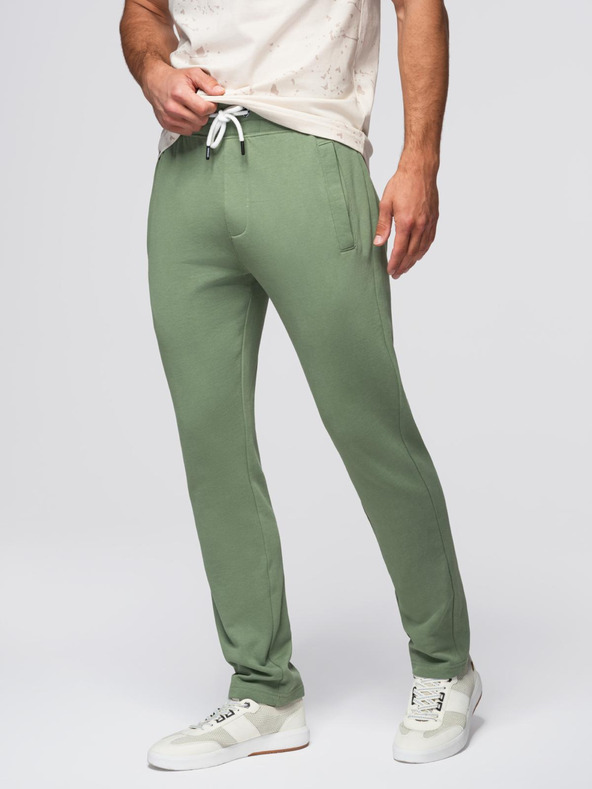 Ombre Clothing Zöld férfi melegítőnadrág Ombre ruházat