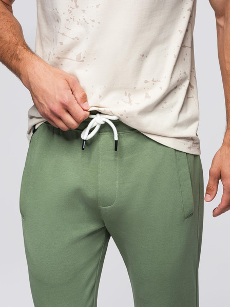 Ombre Clothing Zöld férfi melegítőnadrág Ombre ruházat