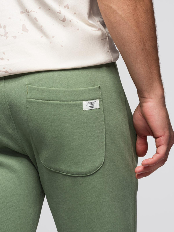 Ombre Clothing Zöld férfi melegítőnadrág Ombre ruházat
