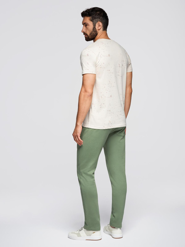 Ombre Clothing Zöld férfi melegítőnadrág Ombre ruházat
