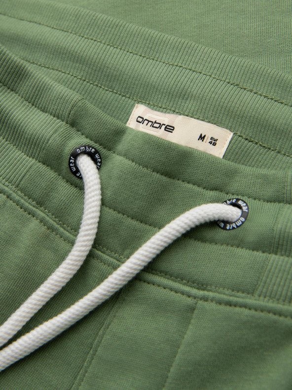 Ombre Clothing Zöld férfi melegítőnadrág Ombre ruházat