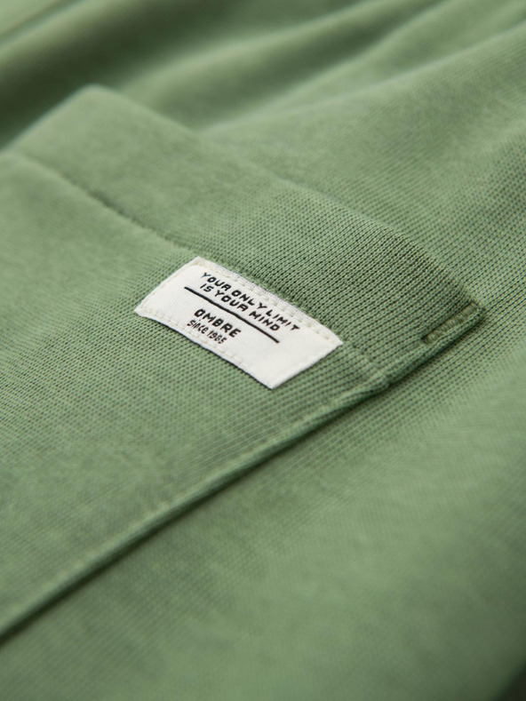 Ombre Clothing Zöld férfi melegítőnadrág Ombre ruházat