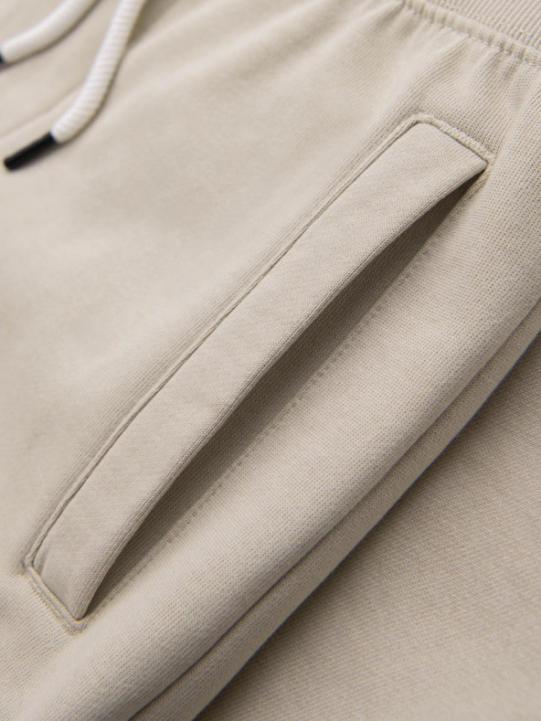 Ombre Clothing Férfi bézs színű melegítőnadrág Ombre ruházat