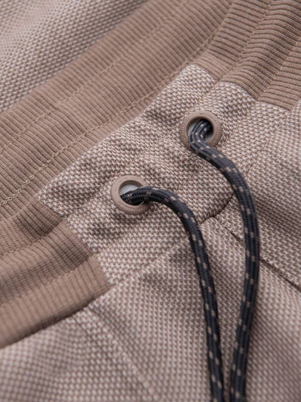 Ombre Clothing Világosbarna férfi melegítőnadrág Ombre ruházat