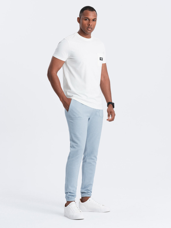 Ombre Clothing Világoskék férfi melegítőnadrág Ombre ruházat