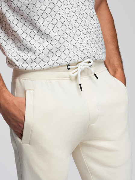 Ombre Clothing Krém férfi melegítőnadrág Ombre ruházat