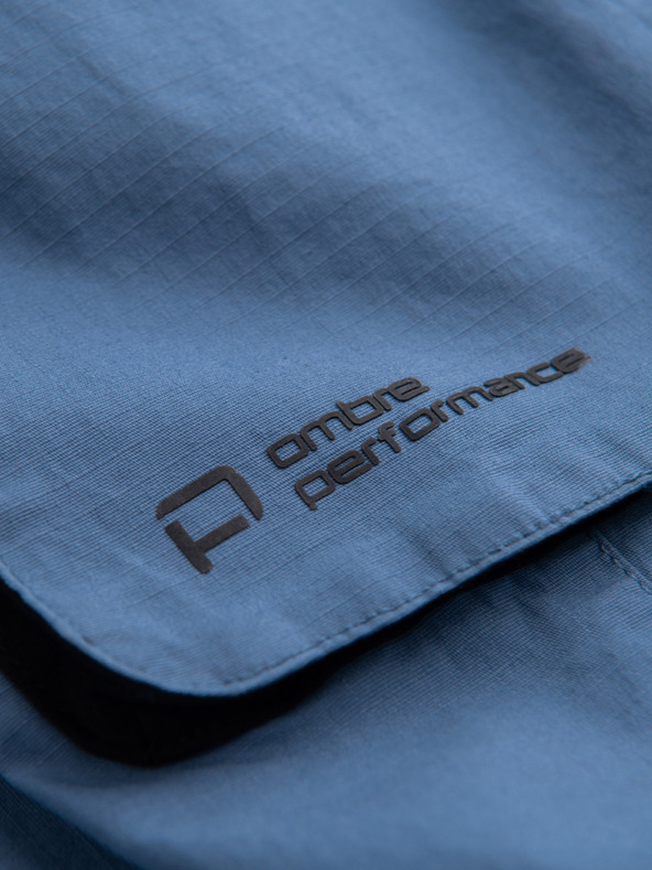 Ombre Clothing Kék férfi cargo jogger nadrág Ombre ruházat