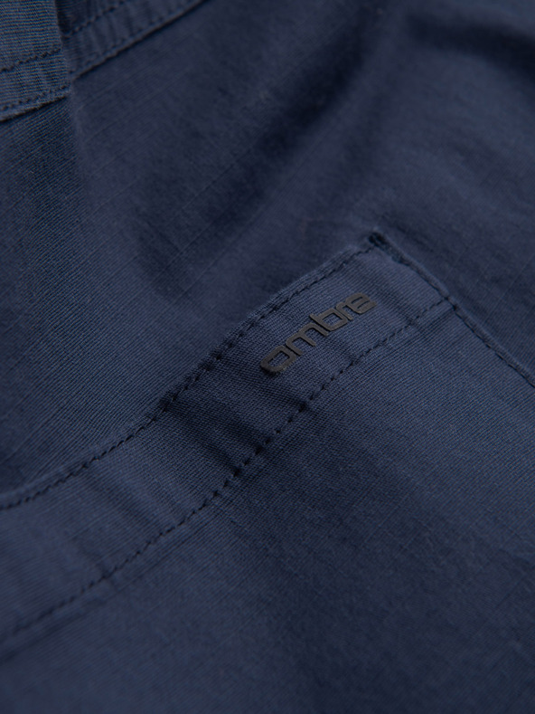 Ombre Clothing Sötétkék férfi cargo jogger nadrág Ombre ruházat