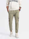 Ombre Clothing Khaki férfi cargo jogger nadrág Ombre ruházat