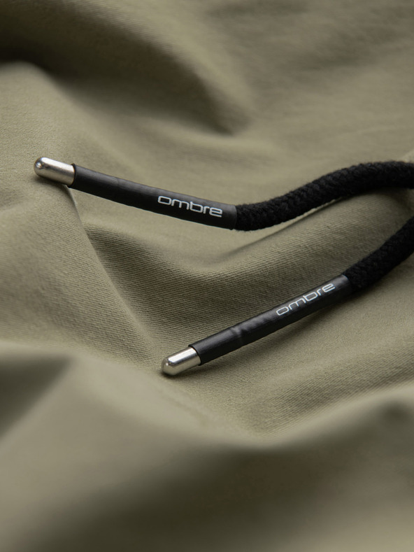 Ombre Clothing Khaki férfi cargo jogger nadrág Ombre ruházat