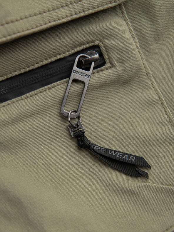 Ombre Clothing Khaki férfi cargo jogger nadrág Ombre ruházat