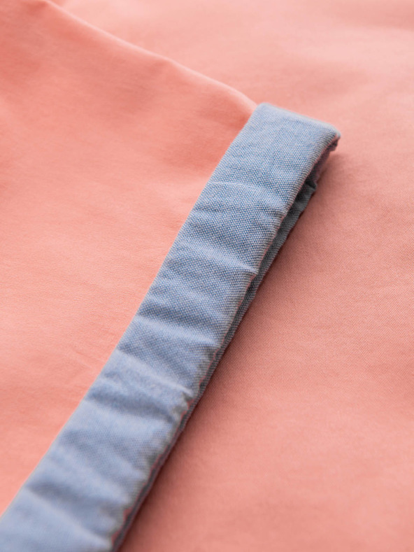 Ombre Clothing Korall férfi chino rövidnadrág farmer szegéllyel Ombre ruházat