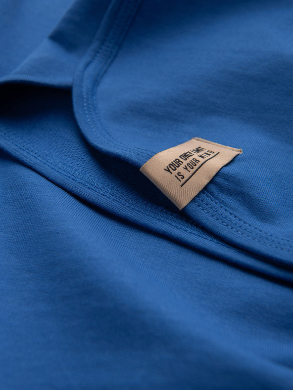 Ombre Clothing Kék férfi melegítőnadrág rövidnadrág Ombre ruházat