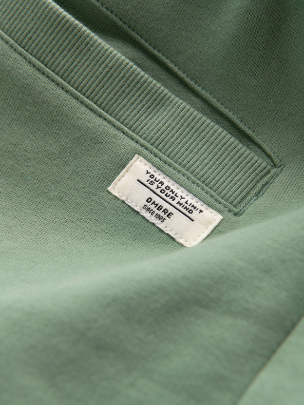 Ombre Clothing Zöld férfi melegítőnadrág Ombre ruházat