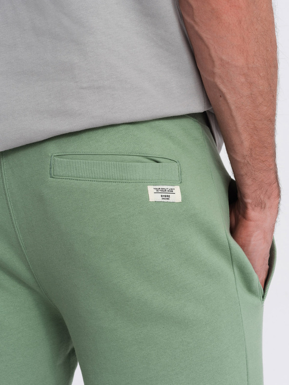 Ombre Clothing Zöld férfi melegítőnadrág Ombre ruházat