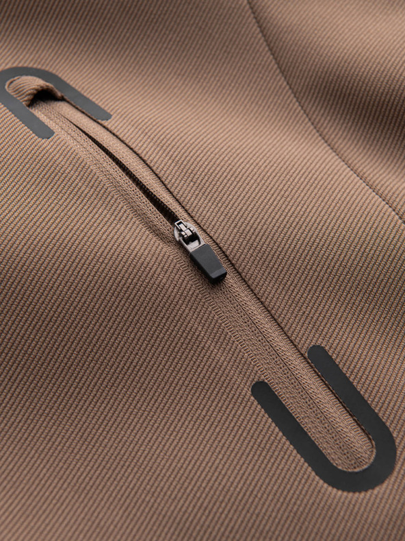 Ombre Clothing Barna Férfi kapucnis kabát Ombre ruházat