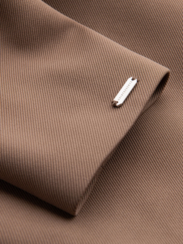 Ombre Clothing Barna Férfi kapucnis kabát Ombre ruházat