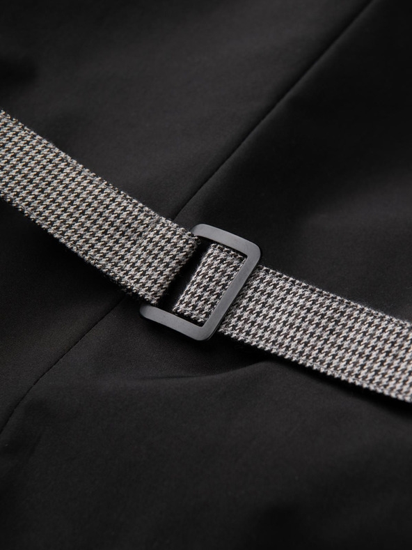 Ombre Clothing Szürke férfi jacquard mellény Ombre Ruházat