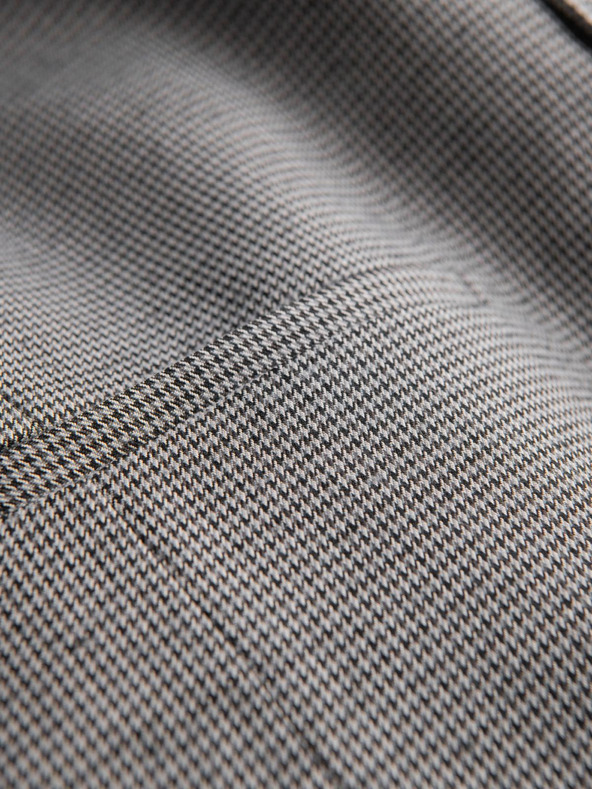 Ombre Clothing Szürke férfi jacquard mellény Ombre Ruházat