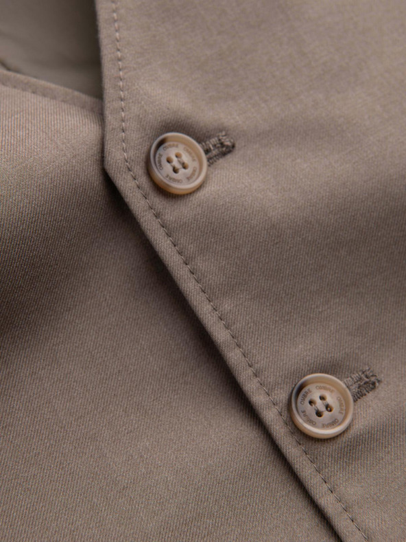 Ombre Clothing Bézs férfi öltöny mellény Ombre ruházat