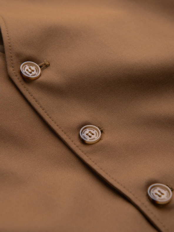 Ombre Clothing Barna férfi öltöny mellény Ombre Clothing