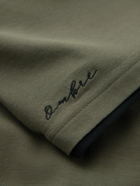 Ombre Clothing Zöld férfi póló póló Ombre Clothing