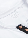 Ombre Clothing Fehér férfi gombos ing Ombre Clothing HENLEY HENLEY