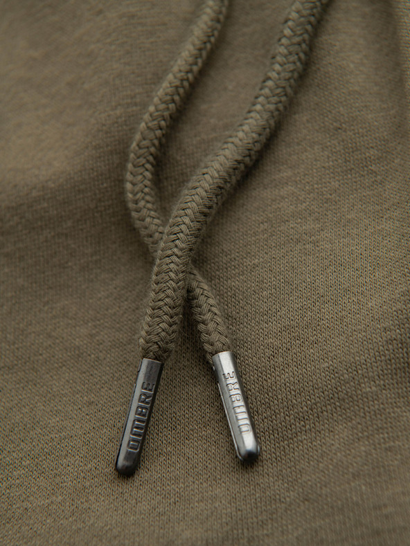 Ombre Clothing Sötétzöld férfi melegítőnadrág Ombre ruházat