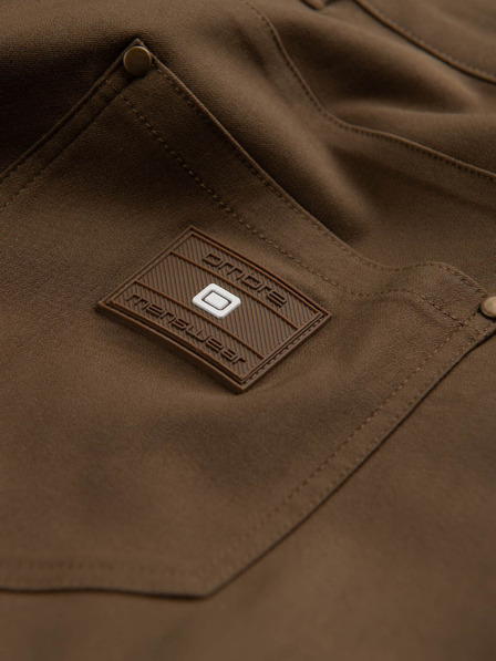 Ombre Clothing Khaki férfi cargo nadrág Ombre ruházat
