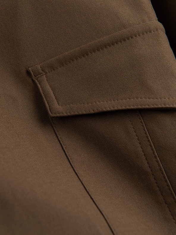 Ombre Clothing Khaki férfi cargo nadrág Ombre ruházat