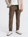 Ombre Clothing Khaki férfi cargo nadrág Ombre ruházat