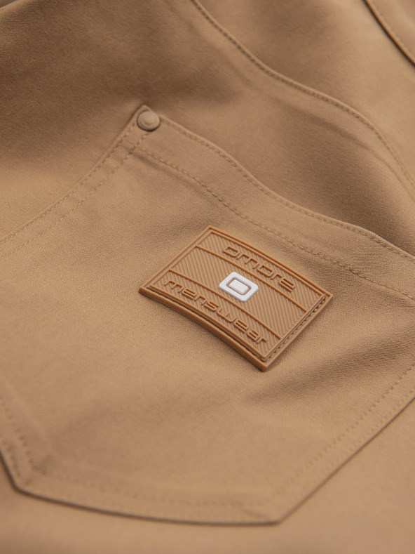 Ombre Clothing Világosbarna férfi cargo nadrág Ombre ruházat