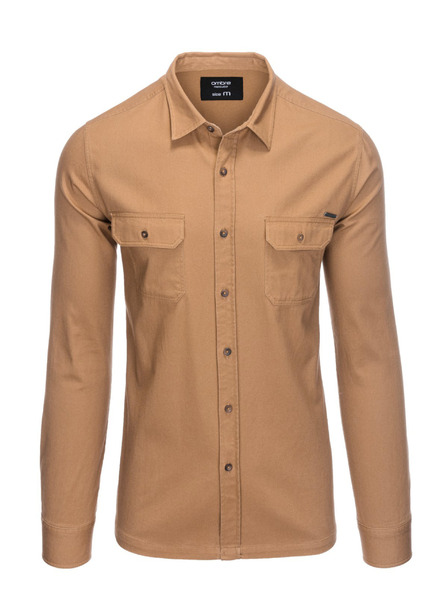 Ombre Clothing Barna férfi ing Ombre ruházat