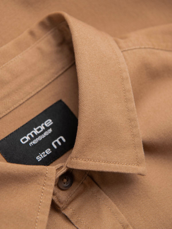 Ombre Clothing Barna férfi ing Ombre ruházat