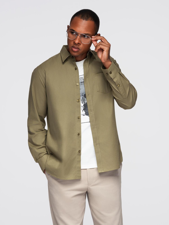 Ombre Clothing Zöld Férfi Ombre Ruházat Felsőruházat Felsőruha