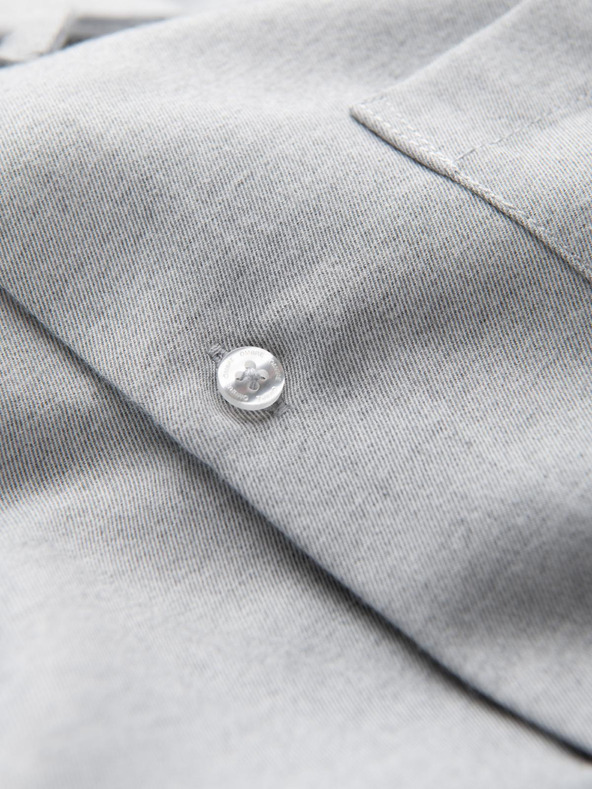 Ombre Clothing Világosszürke férfi szürke ing Ombre Clothing Ombre Clothing férfi ing