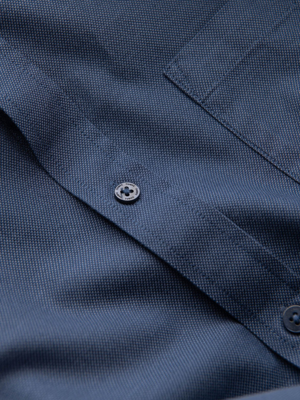 Ombre Clothing Sötétkék férfi ing Ombre ruházat