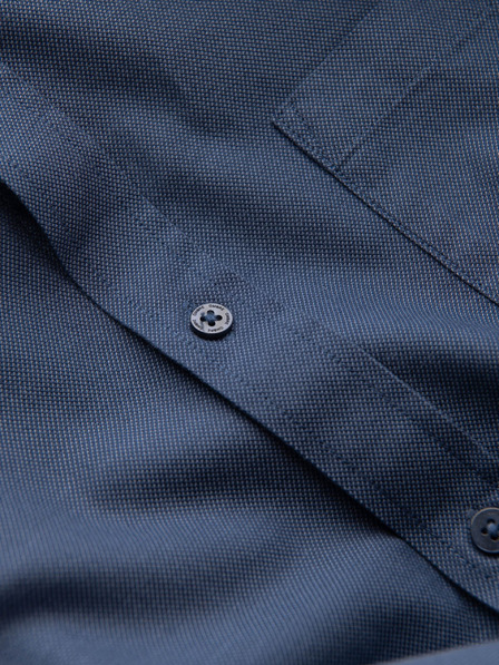 Ombre Clothing Sötétkék férfi ing Ombre ruházat