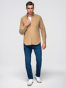 Ombre Clothing Világosbarna férfi ombre ruházat ing