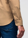 Ombre Clothing Világosbarna férfi ombre ruházat ing