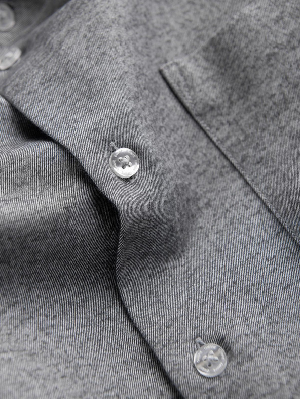 Ombre Clothing Világosszürke férfi szürke ing Ombre Clothing Ombre Clothing férfi ing